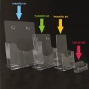 Dispensador transparente tarjetas