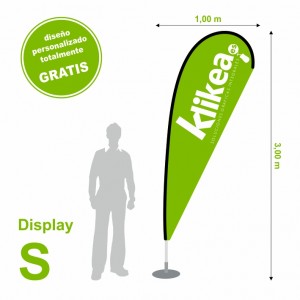 Bandera display  S 100 x 300