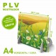 PLV mostrador a4 horizontal