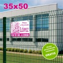 Carteles PVC 35x50 - 1 tinta