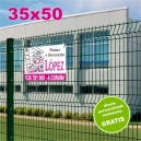 Carteles PVC 35x50 - 2 tintas