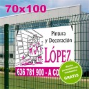 Carteles PVC 70x100 - 2 tintas