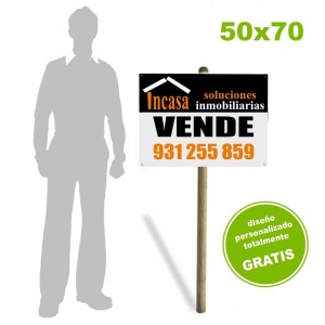 Carteles Polipropileno 50x70 - 2 tintas