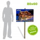 Placa Akylux 80x60