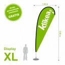 Bandera display XL 150 x 550