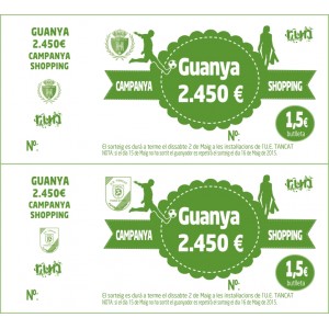 Talonarios rifas  U.E. TANCAT