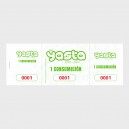 Tickets con matriz (YASTA DISCOTECA)