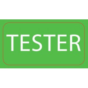ETIQUETA TESTER 2,70 X 1,50 cm