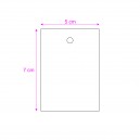 TARJETAS PVC PERFORADAS (SIN IMPRESION)