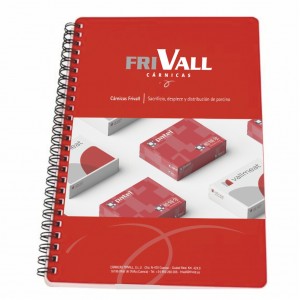 Libretas 100 hojas - encuadernado wire blanco