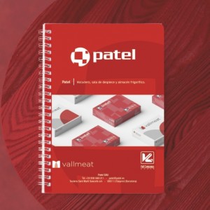 Libretas 100 hojas - encuadernado wire blanco