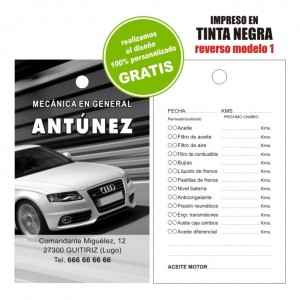 Etiquetas mantenimiento económicas